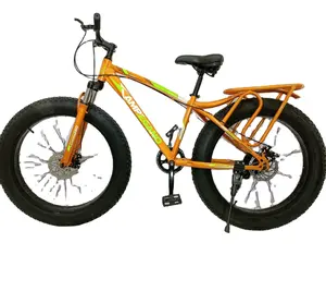 Suministro de fábrica de montaña/nieve/bicicleta de Cross unisex 26 27,5 29 pulgadas marco de acero bicicleta gorda Fat Tire bicicleta de montaña para la venta