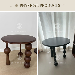 <span class=keywords><strong>Tavolino</strong></span> Rotondo Scultoreo in Legno di Frassino, <span class=keywords><strong>Tavolino</strong></span> da Caffè di Lusso per Villa, <span class=keywords><strong>Tavolino</strong></span> Laterale Moderno con Gambe a Sfera Organica - Product Image 6