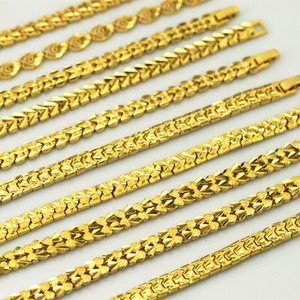 Elegant And Colorful 24k gold chain For 