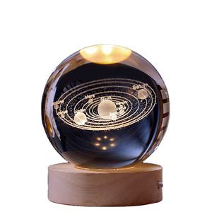 Nouvelle boule de cristal colorée gravée au laser 3D personnalisée Blnieece 2024 avec lumière LED, approvisionnement direct du fabricant - Product Image 2