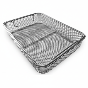 Cestas de esterilización de malla de alambre alemanas hechas de material de acero inoxidable más vendidas Cestas de esterilización de MOQ bajo - Product Image 1