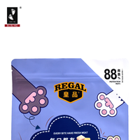 Sacs en plastique de qualité supérieure, résistants à l'humidité, avec soufflet latéral, fermeture éclair, personnalisables avec logo, impression sérigraphique, qualité alimentaire, résistants à l'eau