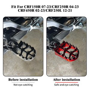 Reposapiés para Motocross, Pedales para CR125 CR250 CRF150R CRF250R CRF450R CRF450X/450L KX250X KX450X KX450 KX250 CRF1100L <span class=keywords><strong>CRF250RALLY</strong></span> - Product Image 5