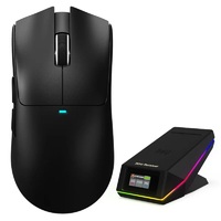ATTACK SHARK X11 PRO V2 Kabellose Gaming-Maus mit integriertem 2,4G-Empfänger, Tri-Mode, PAW3315 30K DPI, TFT-Display und Ladestation