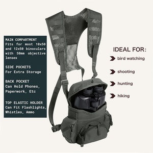 Sacs de poitrine à double sangle, en gros et sur mesure, pour le sport, la course à pied, la randonnée, la chasse en plein air et les sacs de poitrine tactiques pour hommes - Product Image 5