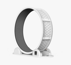 جهاز مشي رياضي للقطط بتصميم جديد لعام 2025، مصنوع من البلاستيك الأبيض، بكرة كبيرة، شحن بالطاقة الشمسية، مع عداد للمسافات - Product Image 5