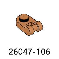 100g/Sac N°26047 Plaque Ronde 1x1 avec Poignée en Barre Blocs de Construction Figurines Briques Compatibles avec les Grandes Marques Jouet en Plastique pour Enfants