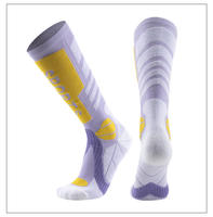 Chaussettes de ski et de snowboard pour hommes, style nouveau, haute qualité, personnalisées, vente en gros, décontractées, chaudes, 100% laine