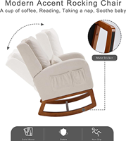 Tissu nordique minimaliste café chaise longue en bois Accent chaises de loisirs fauteuil meubles de bureau à domicile chaise de canapé simple