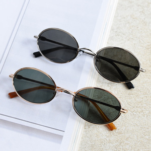 Designer Glasses Mens Metal Frame <b>Sunglasses</b> 2026 Womens <b>Sunglasses</b> Fancy Men Shades Oval <b>Sunglasses</b> - Product Image 4