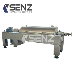 <span class=keywords><strong>Centrifugeuse</strong></span> triphasée de décanteur de séparateur de déshydratation de boue de gros bon marché d'usine pour la Solution liquide solide - Product Image 2