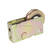 Roulettes de bas de porte coulissante en acier de style moderne personnalisées Cowell, revêtement zinc 4mm, faible bruit NA004