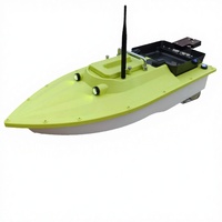 Perahu Umpan Ikan Plastik Yuerlang S80 GPS Motor Brushless Ganda Pengembalian Otomatis Remote Control 600m 18mph 40 2kg Beban Kontrol Jelajah