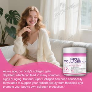 Aeglewell OEM <span class=keywords><strong>Super</strong></span> <span class=keywords><strong>Collagen</strong></span> Peptides Powder Drink Keto Non-GMO Grass Fed untuk Rambut, Kulit, Kuku, dan Sendi yang Sehat, Kolagen <span class=keywords><strong>Plus</strong></span> Powder - Product Image 6