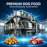 Machine de fabrication d'aliments secs pour chiens et animaux de compagnie, extrudeuse automatique de type sec, fournisseur chinois, 500 kg/h, équipement de transformation