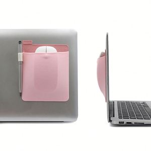 Pochette en tissu élastique adhésive portable, étui de protection pour souris, porte-stylo, organisateur de câbles pour ordinateur portable, cadeaux - Product Image 1