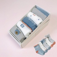 Logo personnalisé Lovely Fashion Cotton Baby Children Gift Box Chaussettes pour enfants