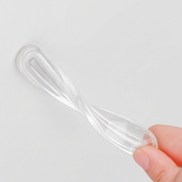 Tampons de porte anti-collision en silicone réutilisables, autocollants silencieux pour murs, meubles, armoires, réfrigérateurs, vente en gros, usage intérieur