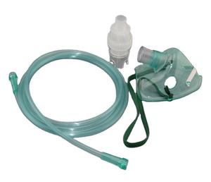 Nebulizador médico de silicona MKR, kit nebulizador con Taza de Aerosol, tubo nebulizador, máscara facial de respiración de oxígeno con tubo - Product Image 1