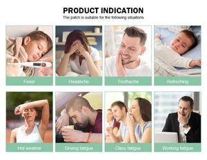 Patch perekat pendingin kulit lembut tahan lama Gel polimer hidrofilik untuk pereda demam - Product Image 3