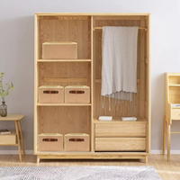 Panier à linge pliable multifonctionnel en velours Teddy écologique, ensemble de boîtes de rangement
