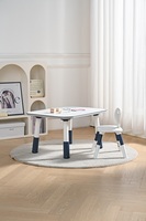 Bureau pour bébé en bois écologique à hauteur réglable, multifonctionnel, meubles pour enfants, enfants en bas âge, école moderne, salle à manger