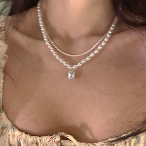 Fashion High-end Pearl Necklace for <strong>Jewlery</strong> Set Shop Wholesales N230383 - Product Image 2