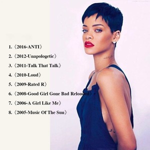 Collection complète d'albums en studio de Rihanna, 8 CD, <span class=keywords><strong>pop</strong></span>, R&<span class=keywords><strong>B</strong></span> et musique de danse - Product Image 2