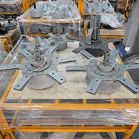 Ventilateur de plafond agricole HVLS à moteur à aimant permanent, ventilation à très grande couverture pour écuries de chevaux et fermes bovines