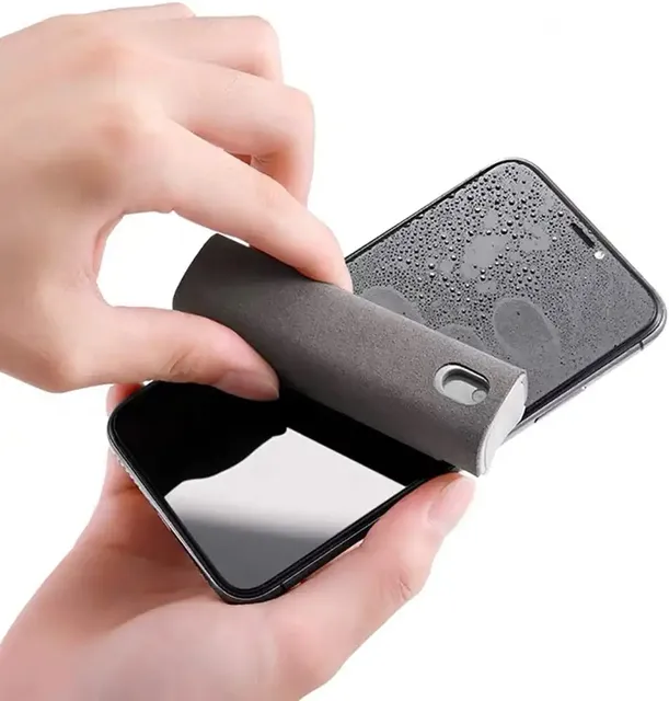 OEM logo Touchscreen Mist Cleaner Screen Cleaning Kit for All Phones, Laptop and Tablet Screens,Two in One Spray and Microfiber
