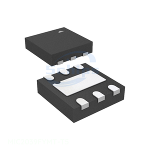 Composants électroniques d'origine : Gestion de l'alimentation (PMIC) MIC2039FYMT-T5 6 UFDFN à contacts apparents – Achetez en ligne, service complet - Product Image 1