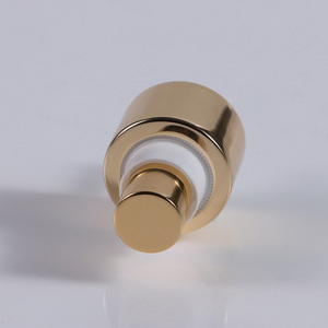 Tête de pompe à parfum mini en alliage d'aluminium électroplaqué à couvercle semi-<span class=keywords><strong>plat</strong></span>, filetage 18/20/410 - Product Image 6