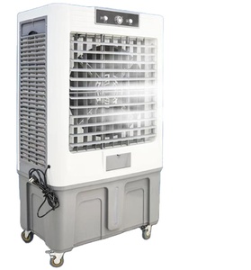 Ventilateur rafraîchisseur d'air portable de conception la plus récente avec roues pour un déplacement facile, idéal pour la maison et le bureau, design tour, autonome et écologique - Product Image 4