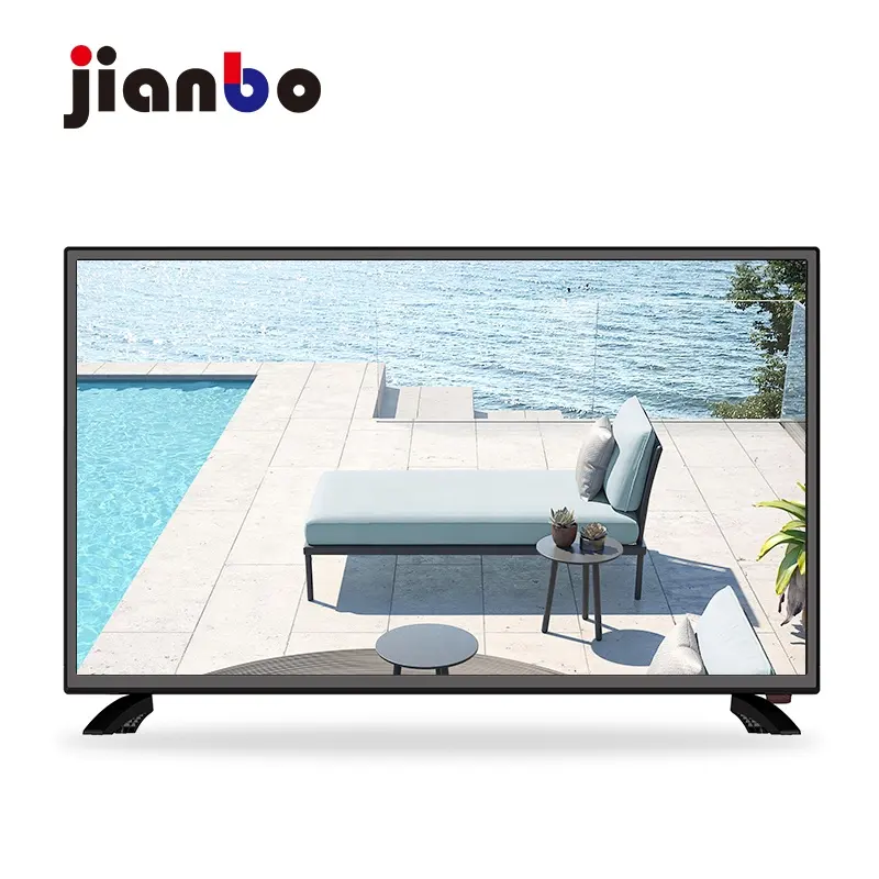 Jianbo led tv 24 32 40 43 50 55 pollici 24 "pollici schermo piatto tv lcd monitor smart tv