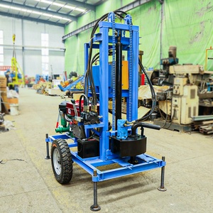 핫 세일 100m 150m 200m 바위 시추공 드릴링 장비 물 우물 드릴링 디젤 구동 드릴링 장비 - Product Image 5