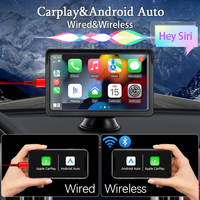 Moniteur à écran tactile 7 pouces Mirrorlink sans fil Carplay Android Auto compatible Bluetooth Dash Cam haut-parleur intégré image Astern