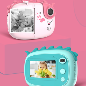 Kinderen 1080P HD Mini Instant Print Thermische Fotopapier <span class=keywords><strong>Camera</strong></span> met 3-inch Scherm en 180° Groothoek Opnamefunctie - Product Image 5