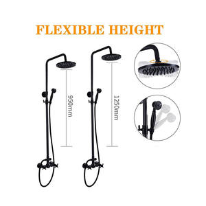 8 "rond mélangeur <span class=keywords><strong>douche</strong></span> plafond tête thermostatique traditionnel pluie <span class=keywords><strong>rideau</strong></span> complet <span class=keywords><strong>pas</strong></span> <span class=keywords><strong>cher</strong></span> salle <span class=keywords><strong>de</strong></span> bain pluie bain <span class=keywords><strong>douche</strong></span> ensembles - Product Image 3