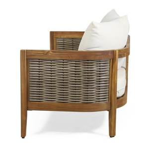 Juego de Sofás de Diseño Nuevo, Muebles de Madera Maciza, Juego de Sofás para Exteriores, Juego de Sofás para Jardín - Product Image 6