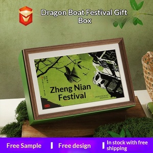 Caja de Regalo de Lujo Personalizada para el Festival del Bote del Dragón 2026 con Asa para Regalos Premium - Product Image 4