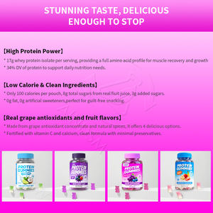 Bonbons de croissance musculaire de suppléments à base de plantes gommeux de protéines de Offre Spéciale - Product Image 2