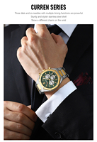 Nouvelle Montre Homme CURREN 8440 2025 – Montre Business de Luxe à Six Aiguilles en Acier, Quartz, Tendance Décontractée, Relogio Masculino