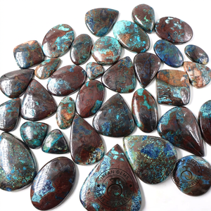 Wholesale Natural Azurite Loose Stone Top Rare Quality of Azurite Loose Stone Mix Shape Azurite for Jewelry Making - Product Image 4