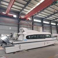 China Precio de fábrica 6-16 capacidad de pasajeros yate lanchas barato yate barco de lujo para el agua Río Parque mar playa turismo