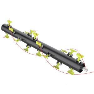 AWON FTC160-180-200-220 offset arrière-monté tracteur faucheuse à fléaux broyeur broyeur de <span class=keywords><strong>jardin</strong></span> déchiqueteuse à bois - Product Image 4
