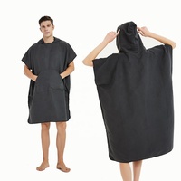 Poncho de plage Offre Spéciale rapide et assorti pour adultes Poncho de surf avec logo personnalisé coloré avec poche
