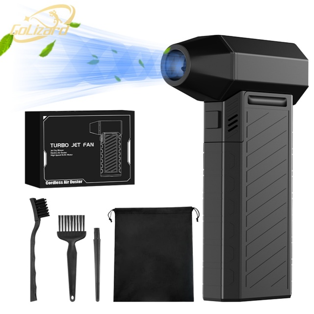 131000rpm Mini Compressed Air Duster Portable Hand Held Jet Fan Electric Small Blower Electric Jet Turbo Fan Car Dryer Blower