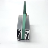 Raccords de garde-corps en verre en aluminium pour escalier de balcon Base courte et système de couverture latérale pour verre de 10-21.5mm