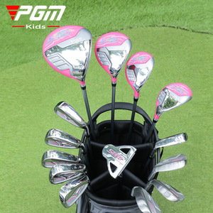Pgm Jrtg016 Teenager Children's Titanium No. 1 Wood Stand Bag <b>Golf</b> Clubs Professional <b>Set</b> R Flex Jrtg016 Titanium Club - Product Image 2