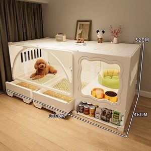 Customized Multi Drawer <b>Storage</b> House Enclosure Indoor Outdoor Habitat Modern Cat Villa Cage Pet Cages Dog <b>Crate</b> - Product Image 6